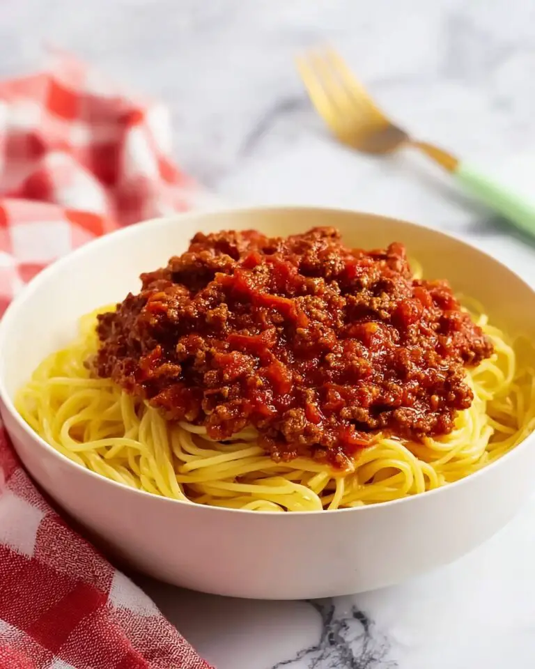 Filipino Spaghetti with Sweet Banana Ketchup Sauce Recipe