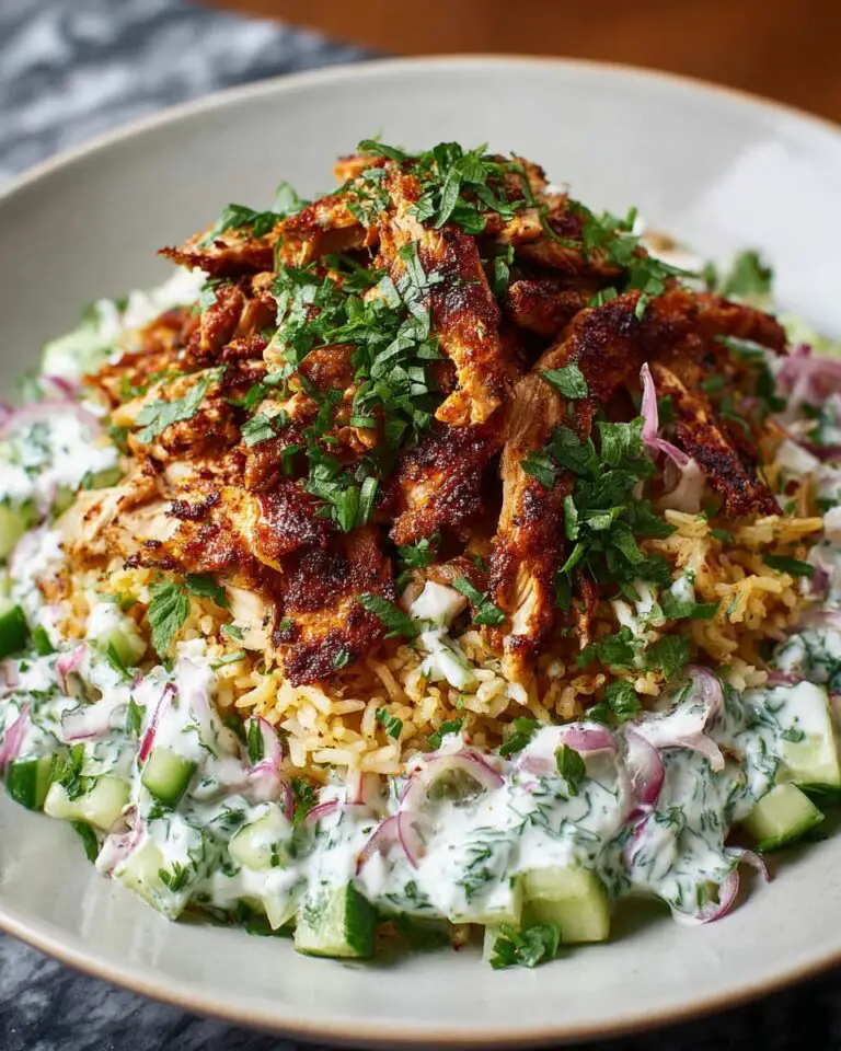 Chicken Shawarma Crispy Rice Salad – Easy Middle Eastern Dinner Recipe