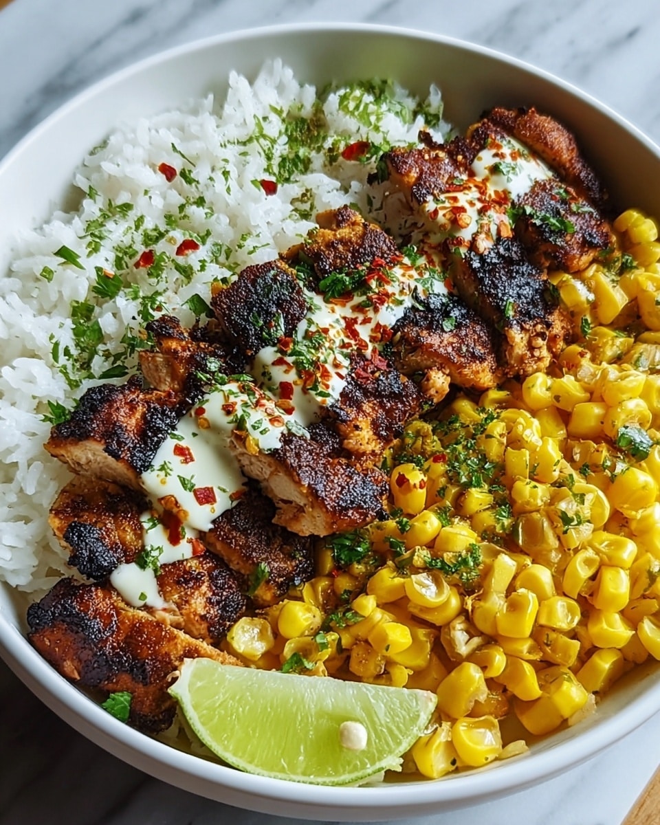 Street Corn Chicken Rice Bowl Recipe