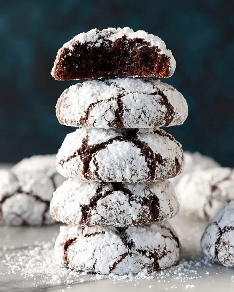 The BEST Chocolate Crinkle Cookies Recipe