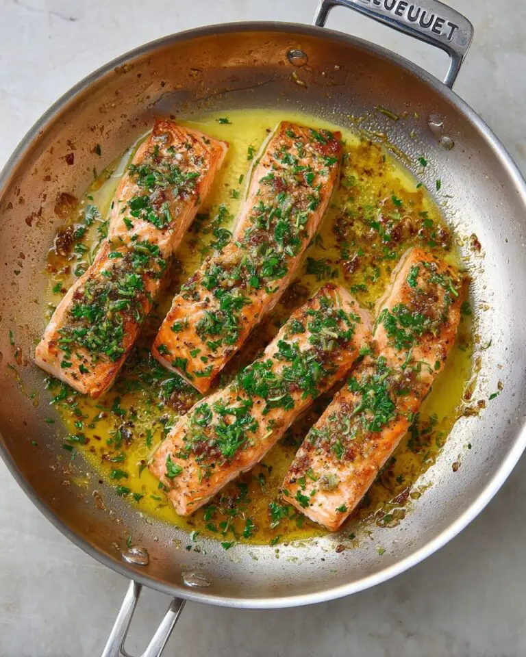 Honey Garlic Butter Salmon Recipe