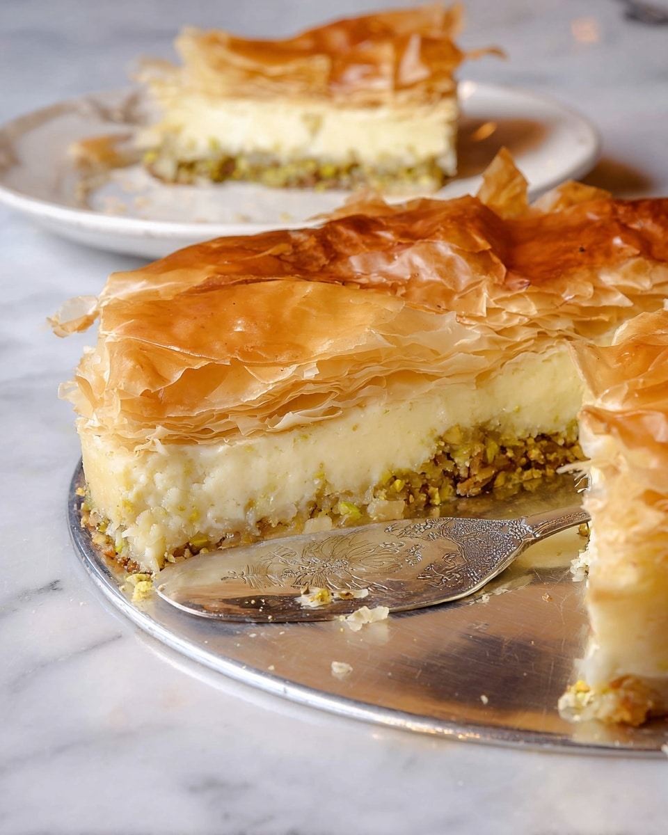 Baklava Pistachio Cheesecake Recipe