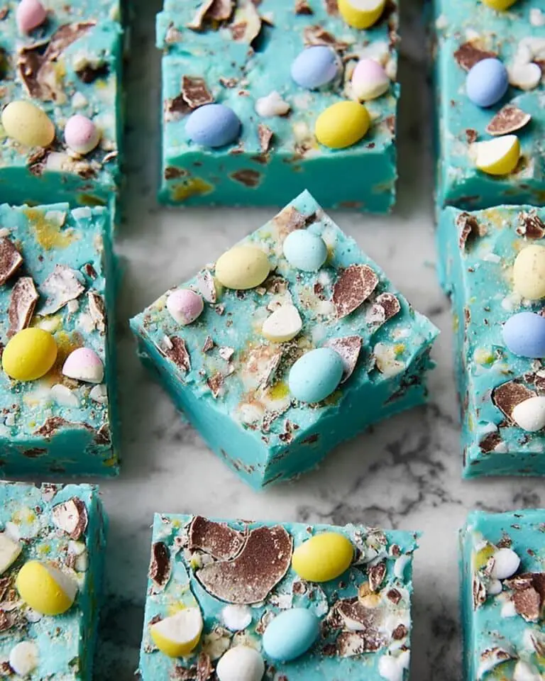 Frosted Easter Sugar Cookie Bars with Chocolate Egg Topping Recipe