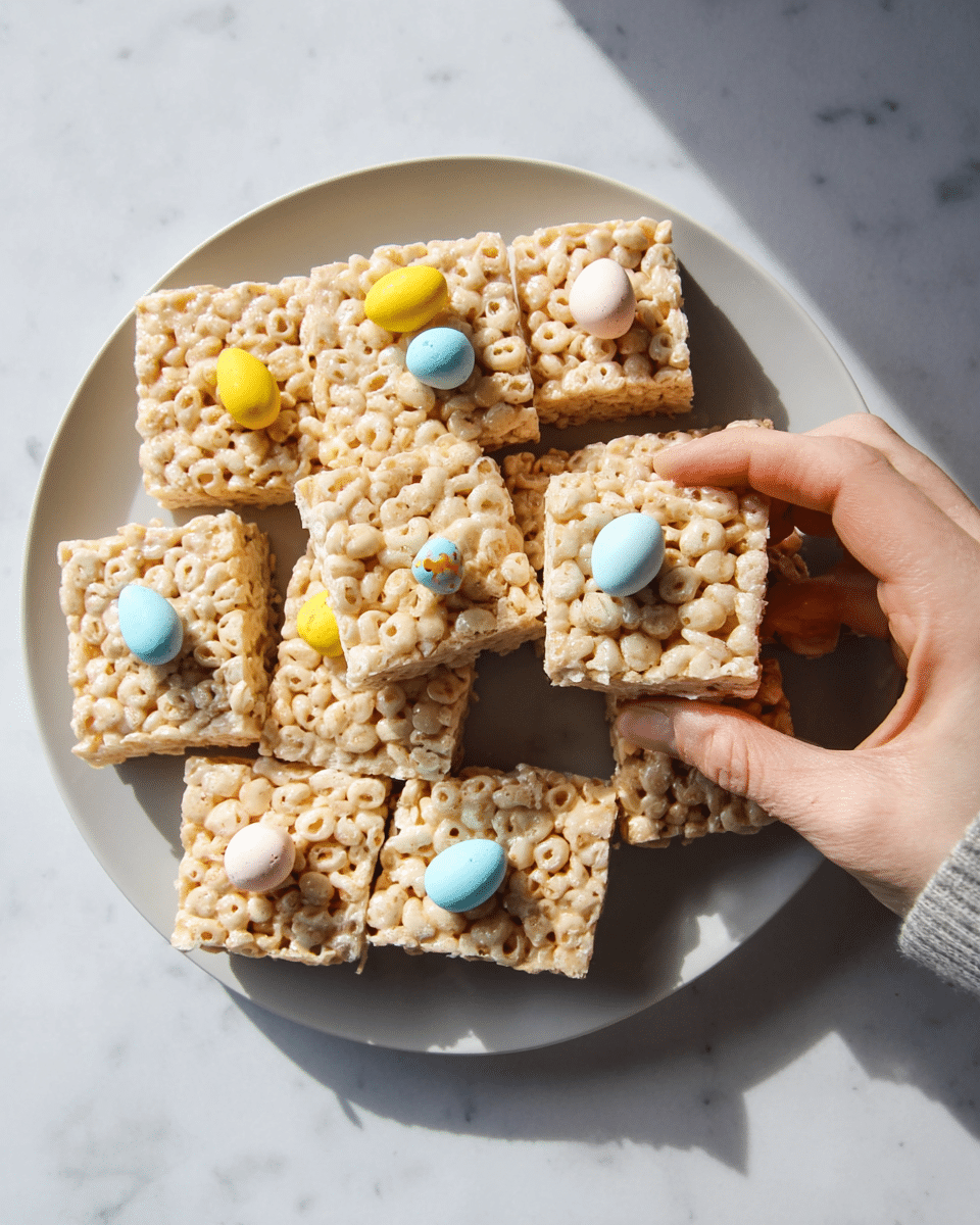 Easter Mini Egg Rice Krispie Treats Recipe