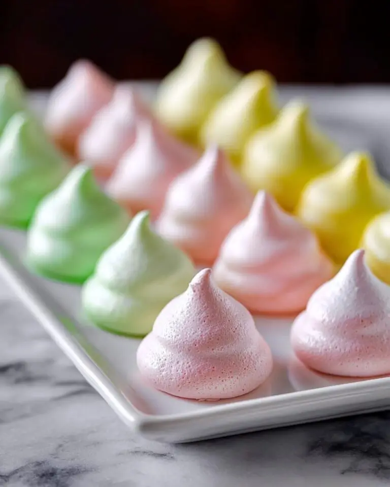 Spring Pastel Meringue Cookies with Your Favorite Flavor Recipe