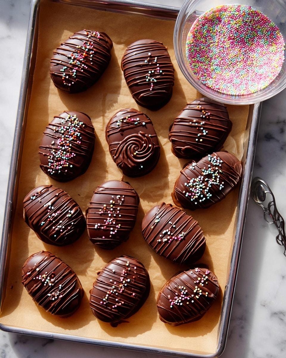Chocolate Peanut Butter Eggs (Reese’s Copycat) Recipe