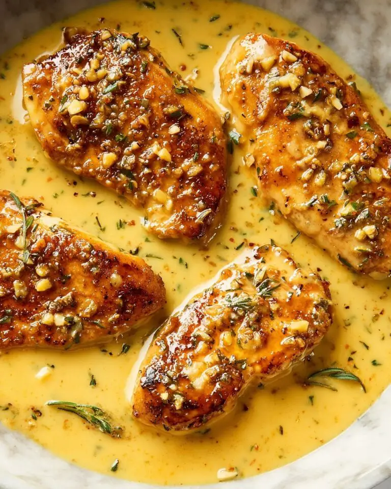 Rosemary Garlic Butter Pork Chops Recipe