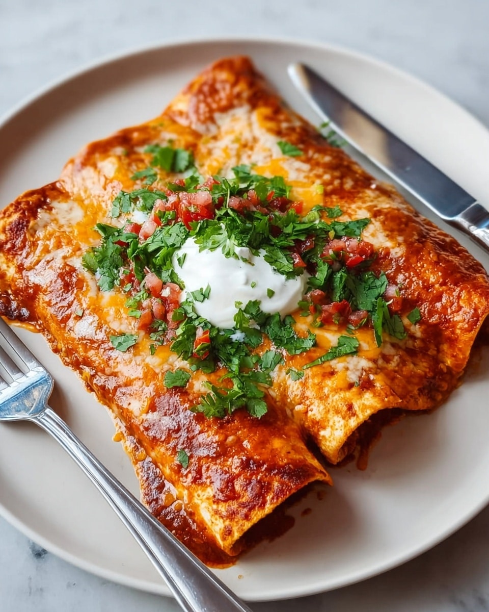 Queso Chicken Enchiladas Recipe