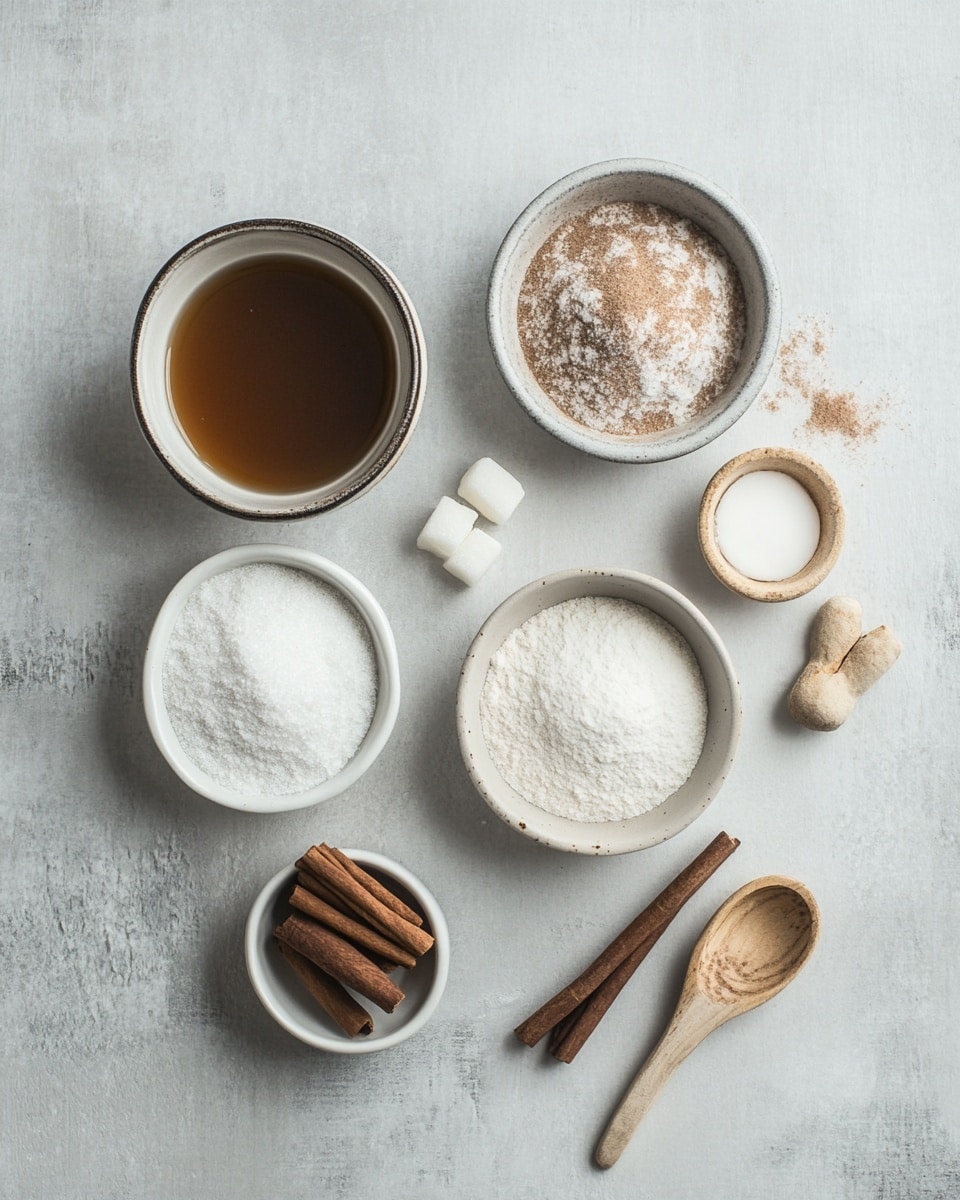 A white plate holds a stack of two round, golden-brown pancakes covered with a fine layer of cinnamon sugar, topped with three bright red strawberry slices placed in the center. In the background, another white plate carries a taller stack of five pancakes sprinkled lightly with cinnamon sugar and surrounded by three whole strawberries with green tops. To the left, a white ramekin filled with dark syrup sits beside a single whole strawberry and a light-colored wooden beaded decoration. A silver fork rests on the edge of the front plate, and a folded white cloth with faint gray stripes lies on the right side, all set on a white marbled textured surface. photo taken with an iphone --ar 4:5 --v 7
