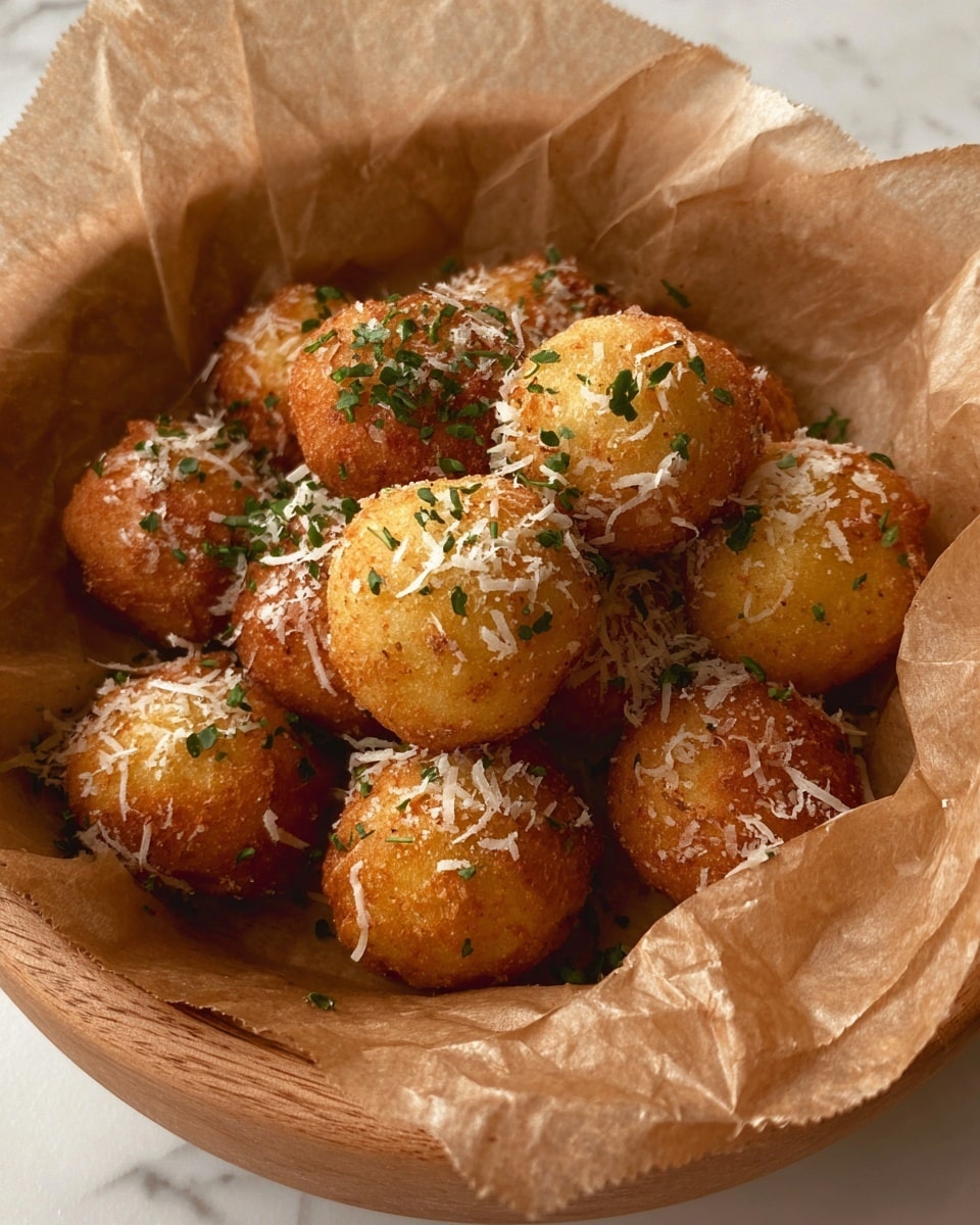 Cheesy Parmesan Potato Balls Recipe