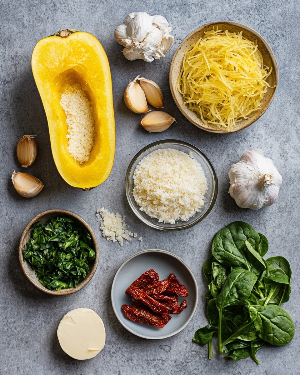 The image shows a creamy pasta dish with several layers mixed together in a pan. The bottom layer is light yellow creamy sauce coating the thin spaghetti noodles that look soft and smooth. Scattered on top are pieces of grilled light brown chicken with visible grill marks, giving a slightly crispy texture. Bright green spinach leaves with a slight shine and some red roasted pepper slices add color contrast, spread evenly through the pasta. A wooden spoon is stirring the mixture from the right side, blending all the ingredients well. The background is a white marbled texture. photo taken with an iphone --ar 4:5 --v 7