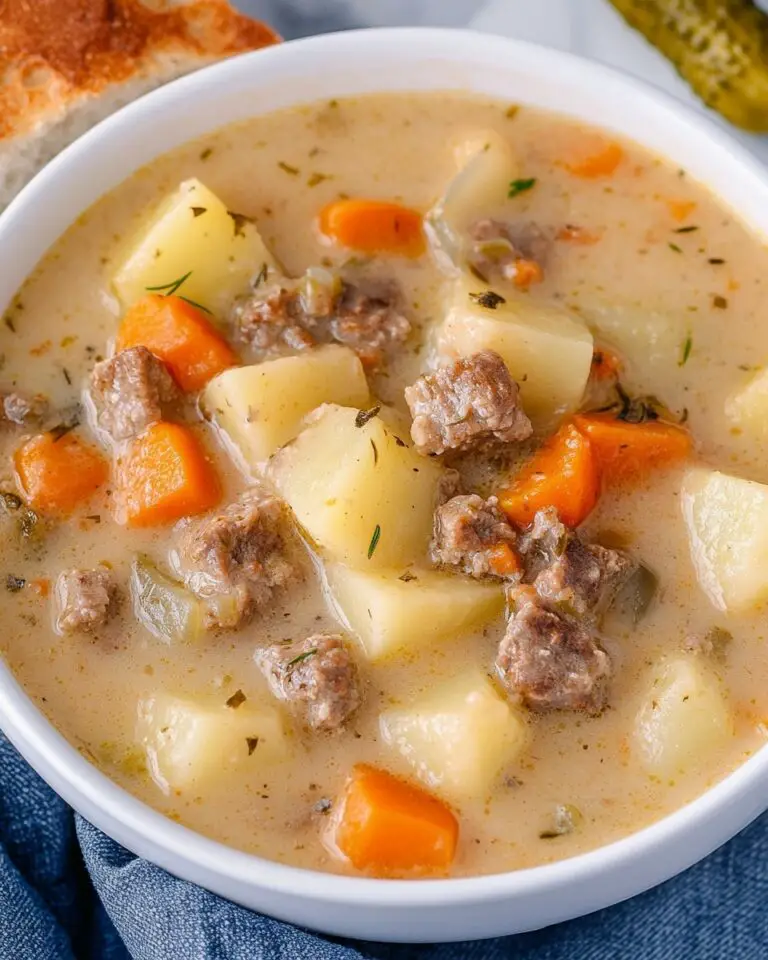 Cheeseburger Soup Recipe