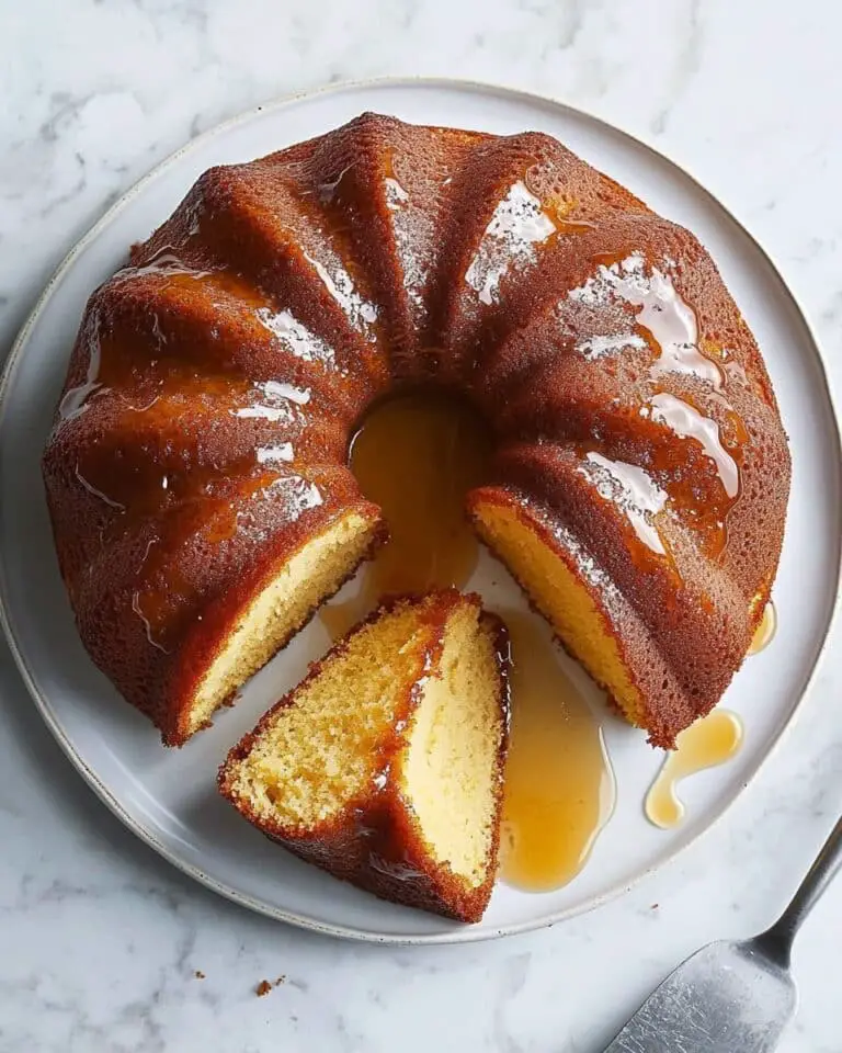 Rum Cake with Rich Rum Glaze Recipe