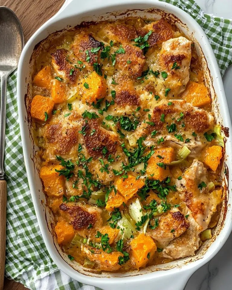 Chicken, Leek and Butternut Squash Bake Recipe