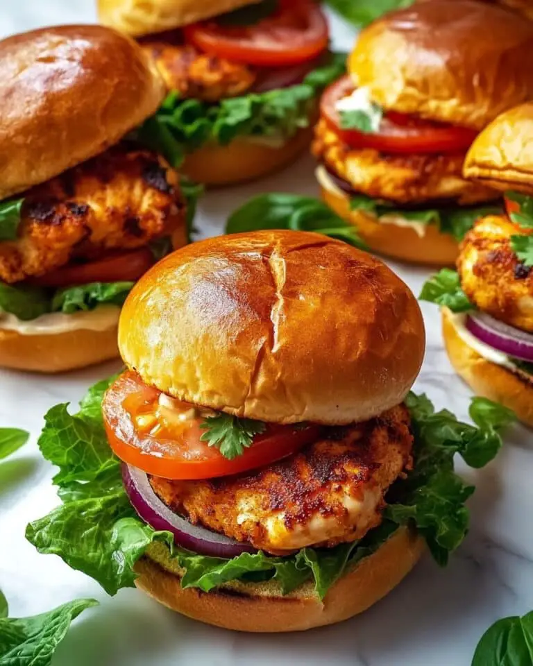 Cheddar Ranch Chicken Burgers Recipe