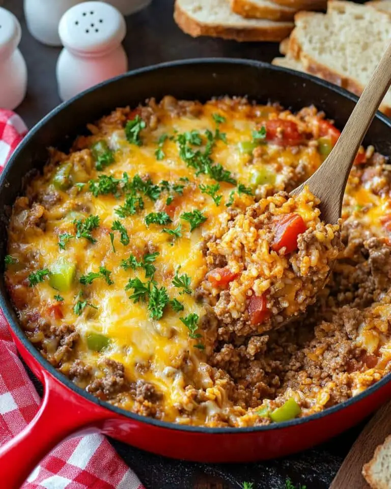 Ground Beef Rice Skillet Recipe