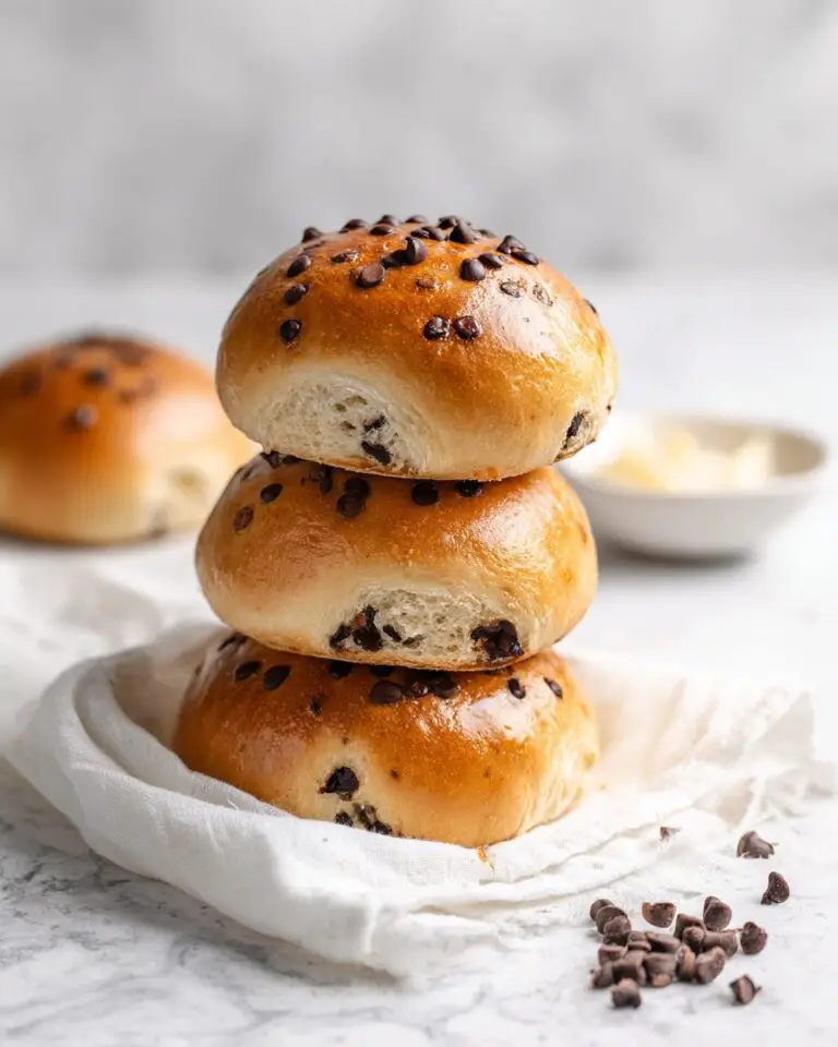 The Fluffiest Chocolate Chip Milk Buns Recipe