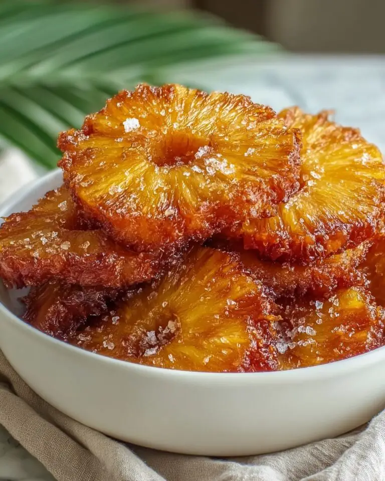 Air Fryer Pineapple Chunks with Cinnamon and Honey Recipe