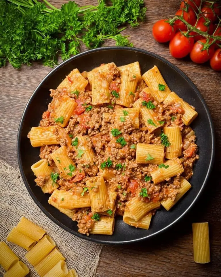 Creamy Rotel Pasta with Ground Beef Recipe