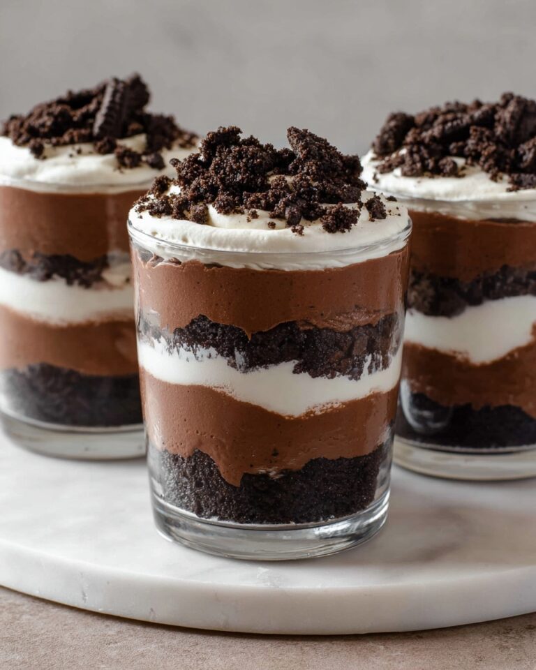 Decadent Chocolate Parfait with Oreo Crumbles Recipe