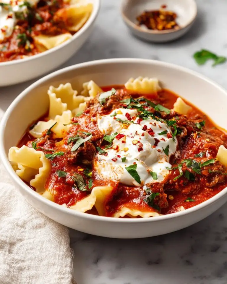 Slow Cooker Lasagna Soup Recipe