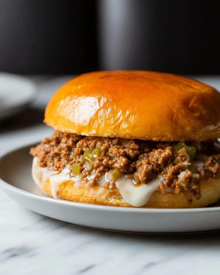Philly Cheesesteak Sloppy Joes Recipe