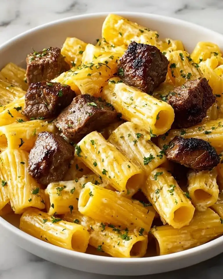 Garlic Butter Steak Rigatoni (Easy & Creamy Family Favorite) Recipe