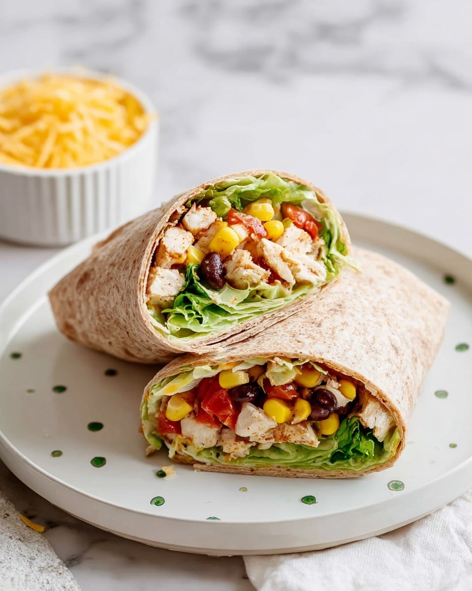 Easy Southwest Chicken Wrap Recipe