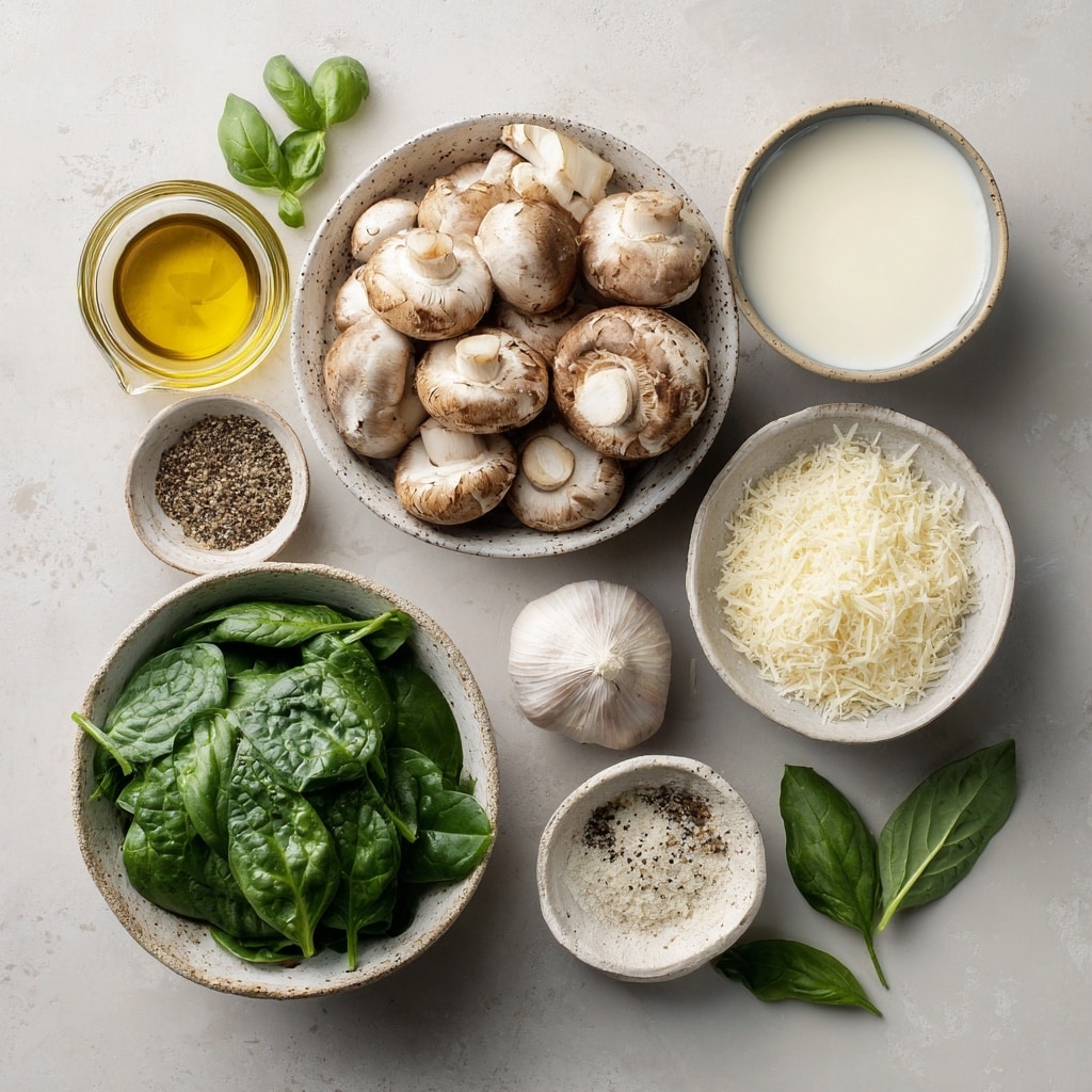 The image shows a close-up of creamy mushroom pasta in a white bowl. The dish has three clear layers: the bottom layer is the short, tube-shaped pasta in a pale yellow color; the middle layer is creamy sauce that coats the pasta and small pieces of black pepper; the top layer has sliced brown mushrooms with a shiny sauce on top, sprinkled with chopped green parsley. The focus is sharp on the middle part, with the background out of focus, all placed on a white marbled surface. photo taken with an iphone --ar 4:5 --v 7