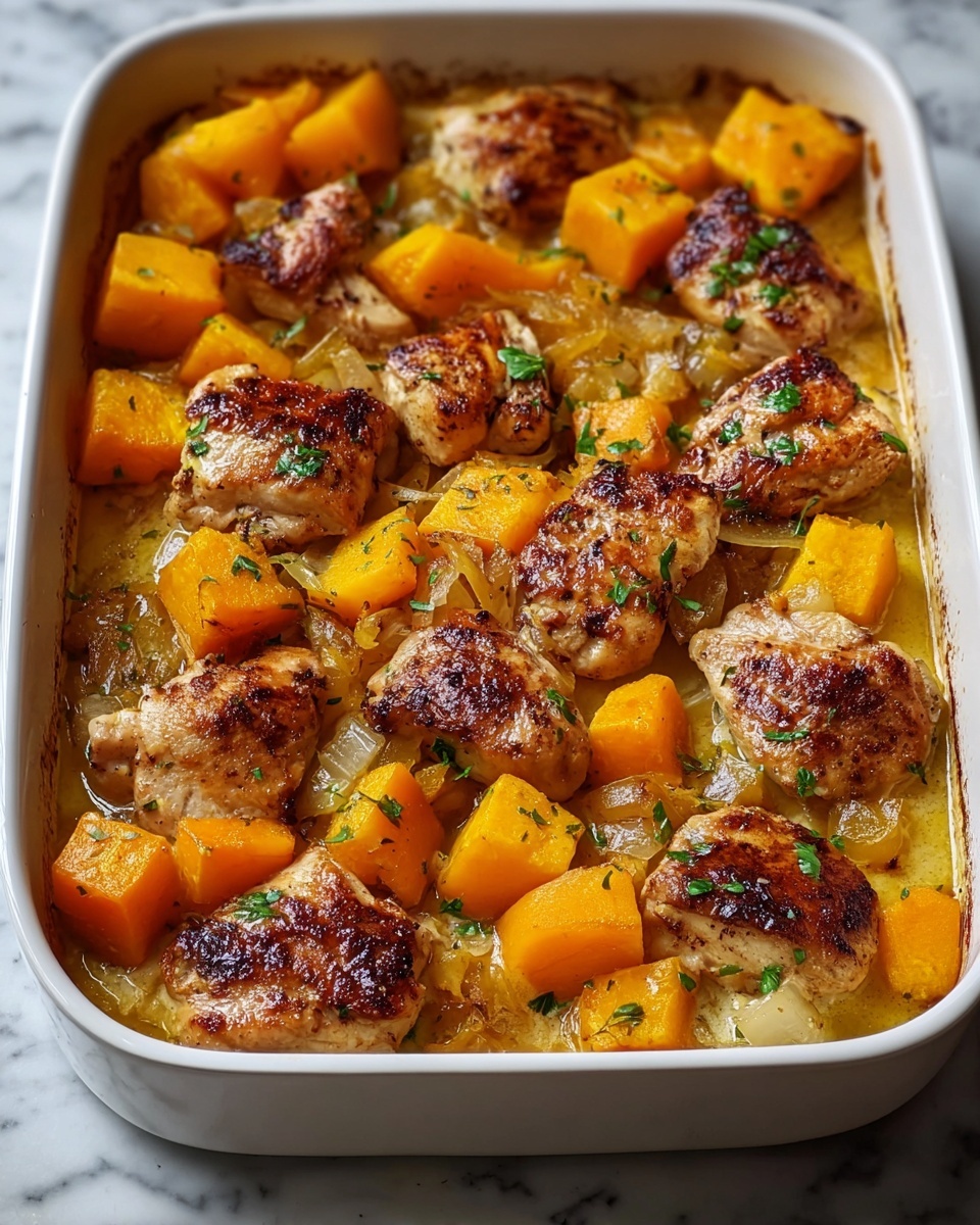 Chicken, Leek and Butternut Squash Bake Recipe