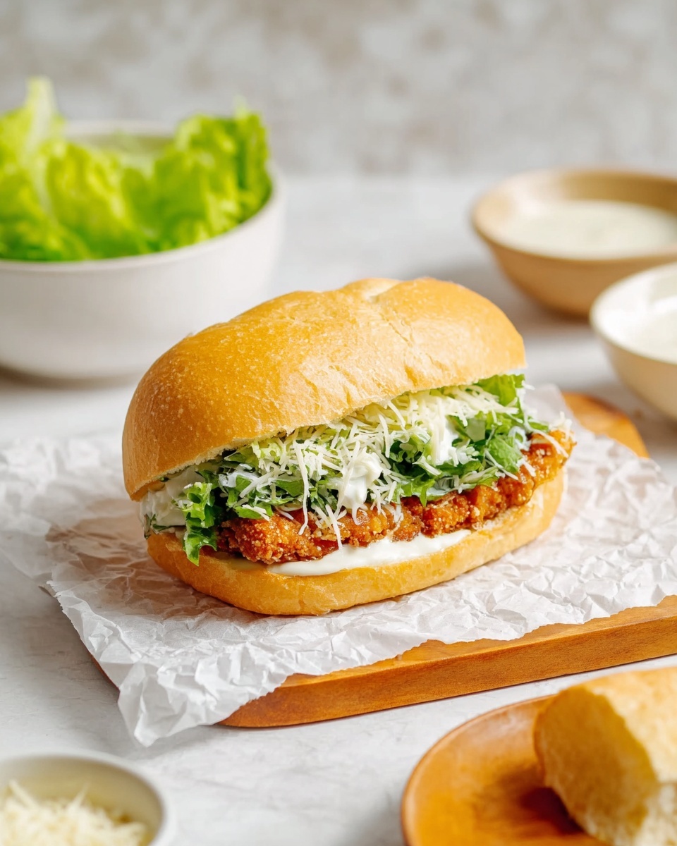 Chicken Caesar Sandwich (Viral TikTok Recipe) Recipe