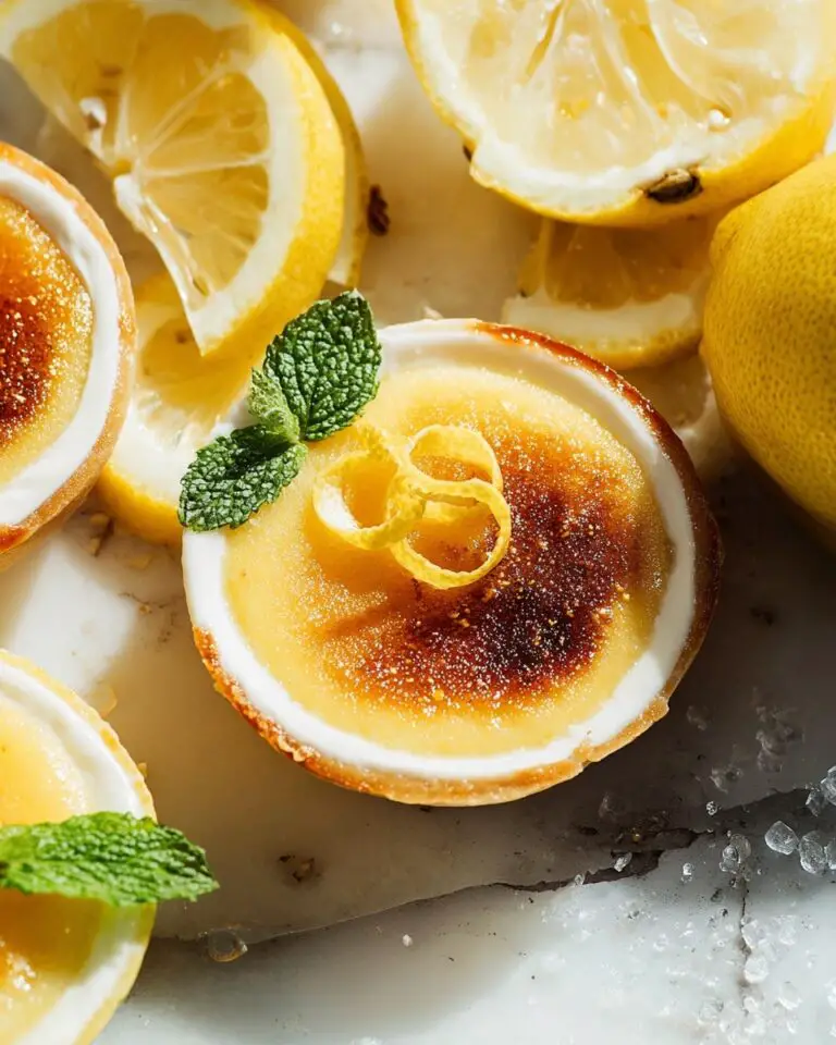 Lemon Posset Brûlée Recipe