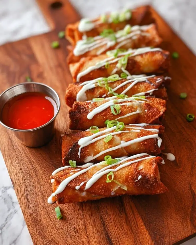 Buffalo Chicken Mozzarella Logs Recipe