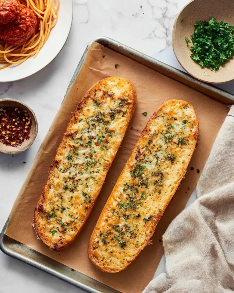 Homemade Garlic Bread Recipe