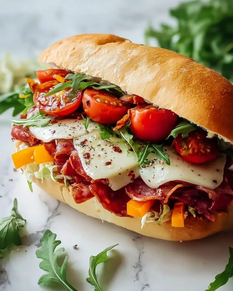 Baked Italian Grinder Sandwiches Recipe