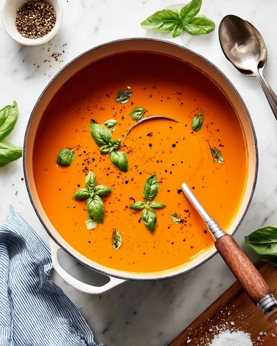 Middle-of-Winter Creamy Tomato Soup (Canned Tomatoes) Recipe