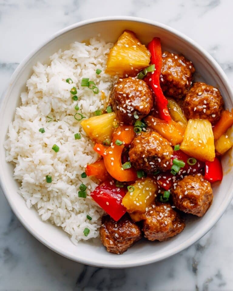 Hawaiian Meatballs in BBQ Sauce Recipe