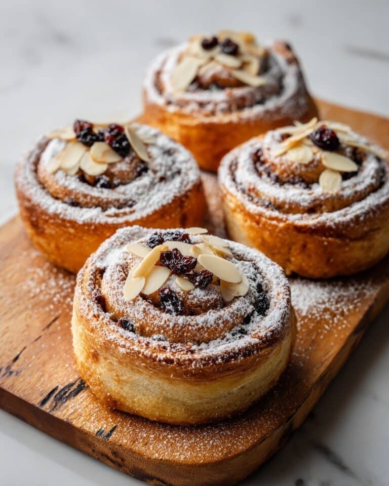 Almond Croissant Puff Pastry Swirls Recipe