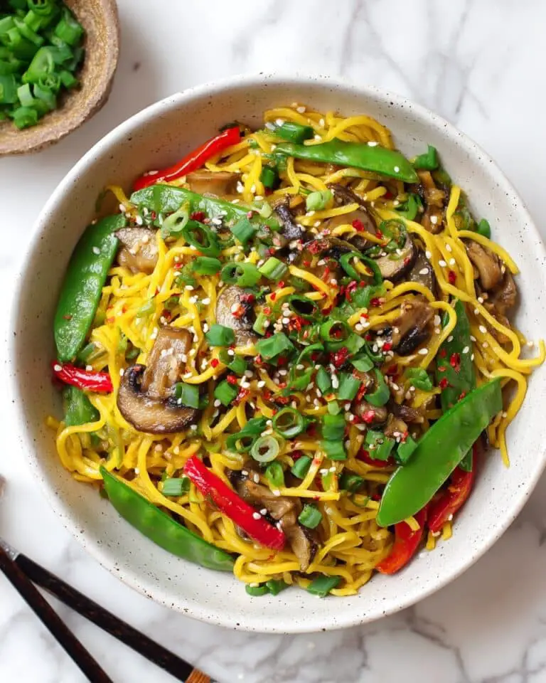 Quick & Easy Vegetable Lo Mein Recipe