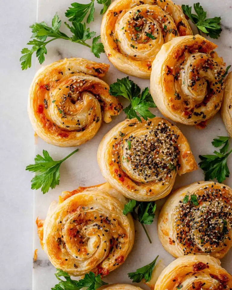 Ham and Cheese Puff Pastry Pinwheels Recipe