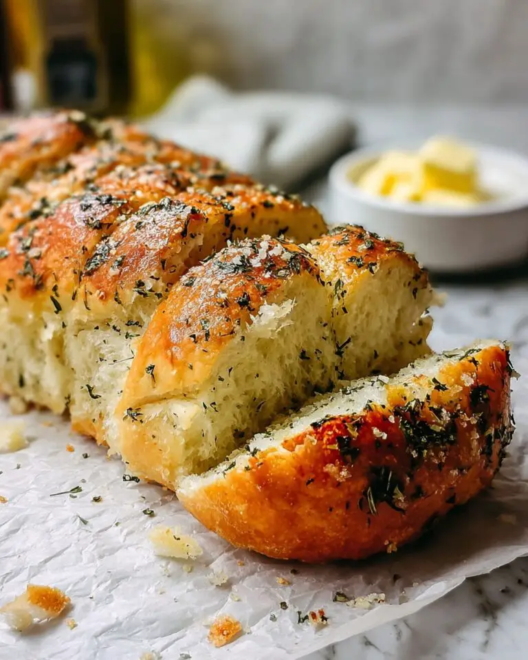Garlic Parmesan Herb Bread Recipe