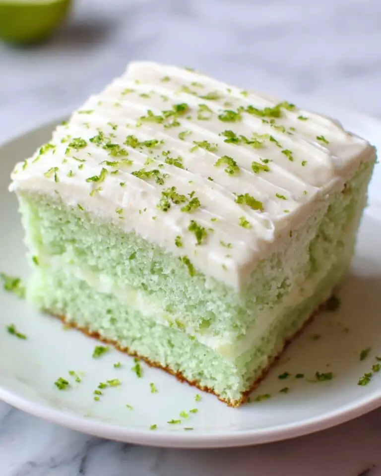 Lime Cake with Cream Cheese Frosting Recipe