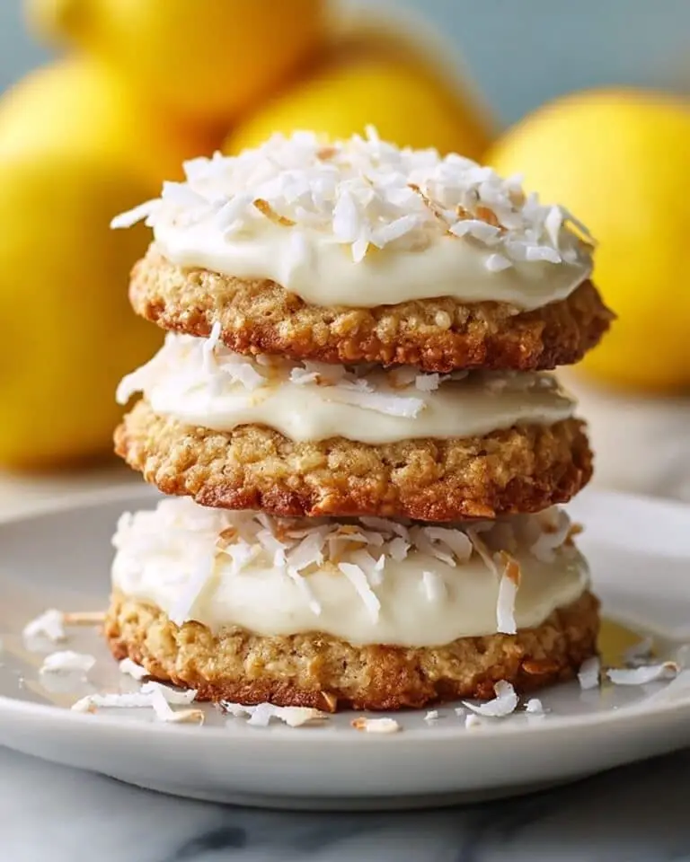 Lemon Coconut Cheesecake Cookies Recipe