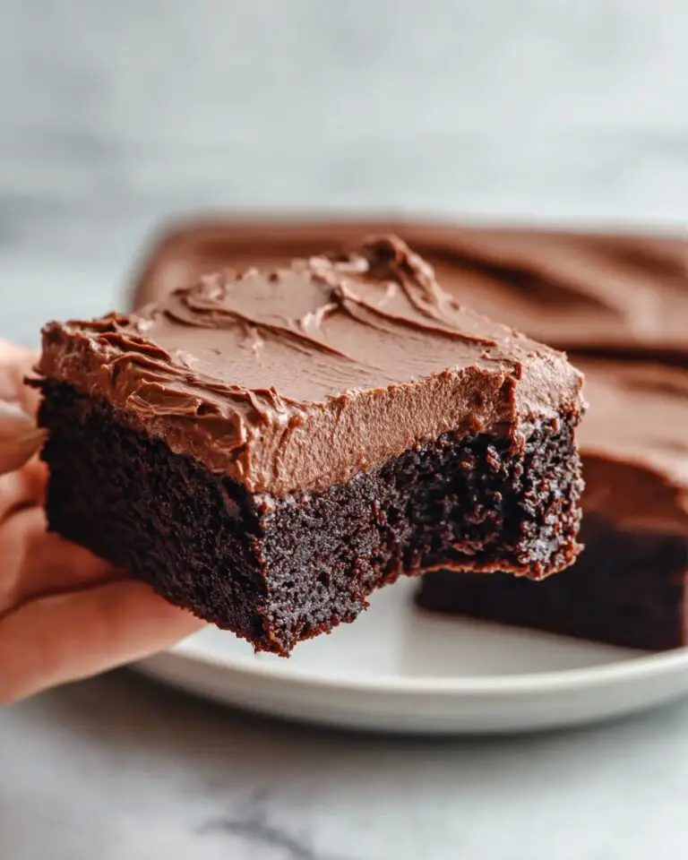 Brownies: Easy & Delicious Chocolate Fudge with Rich Cocoa Frosting Recipe