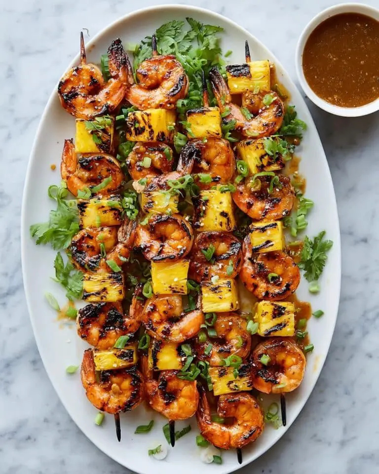 Grilled Shrimp and Mango Skewers Recipe