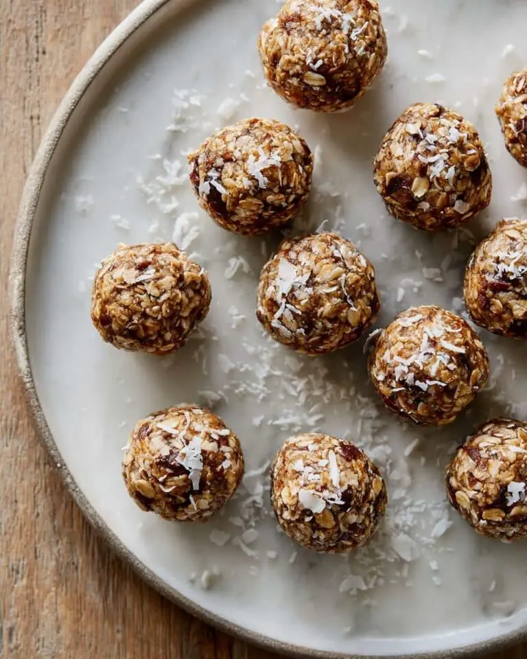 No-Bake Energy Balls with Oats, Coconut, and Chocolate Chips Recipe