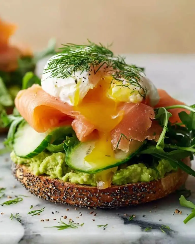 Smoked Salmon Avocado Bagel Recipe