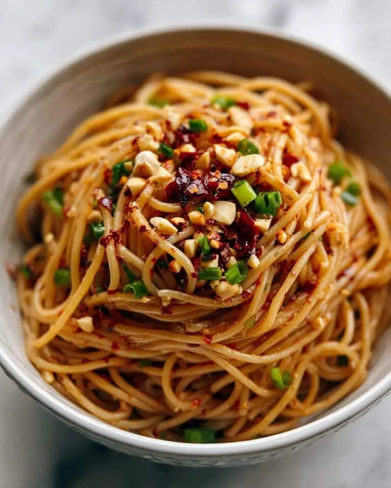 Spicy Peanut Noodles Recipe