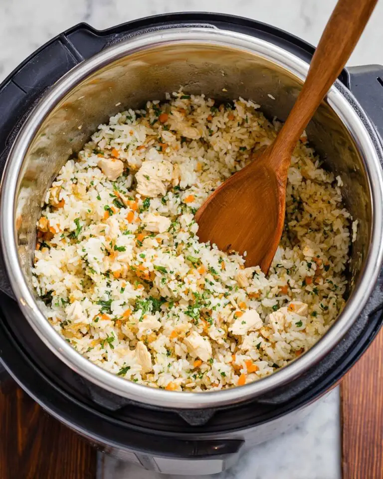Instant Pot Chicken and Rice Recipe