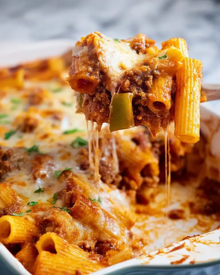 Cheesy Italian Sausage Pasta Bake Recipe